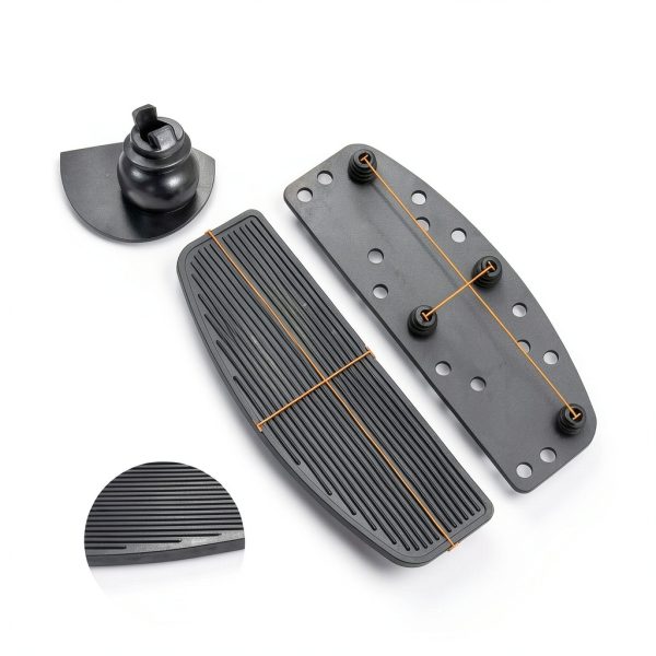 PBYMT Footboard Pad for Harley Touring Motorcycle Rubber 4.1x11.8-2
