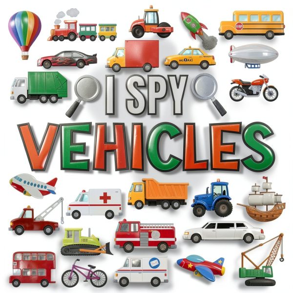 I Spy Transportation Book for Kids – 3 of 5 Series, 41‑Page-0