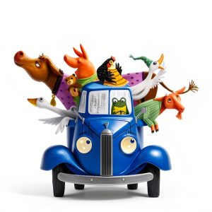 Little Blue Truck Farm Book by Clarion – 32 Page Story-0