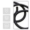 Industrial Vacuum Cleaner Hose Extension LAPYAPPE PVC Coiled 118in-4