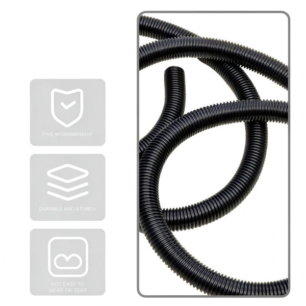 Industrial Vacuum Cleaner Hose Extension LAPYAPPE PVC Coiled 118in-4