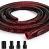 Shop-Vac Premium Universal Vacuum Hose 12ft Red for DeWalt Husky-0