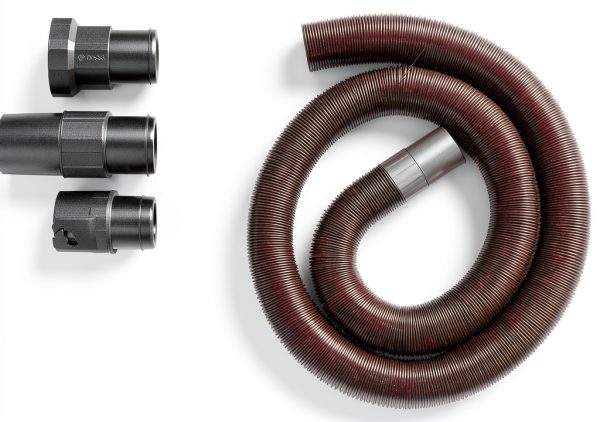 Vacmaster V2H7 7 ft Vacuum Hose with Adapters for 2.5" Wet/Dry Systems-1